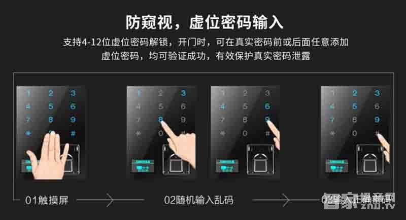 坚甲卫士智能锁 四合一光学指纹锁 手机APP开锁