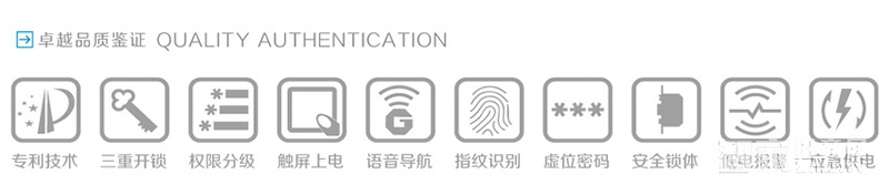 亿沃指纹密码锁 家用防盗门锁 直板智能锁