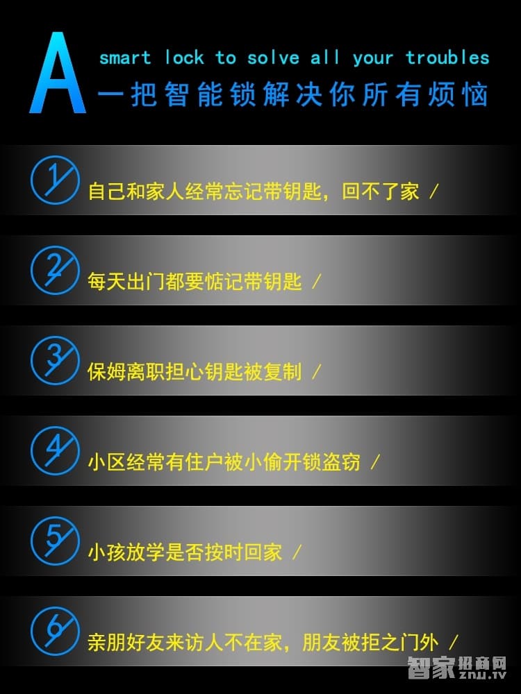 明达智能锁 铝合金智能锁 玫瑰金指纹密码锁