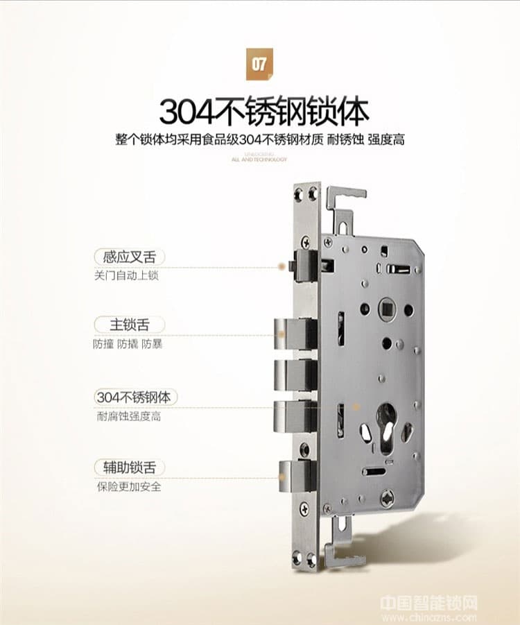 seenyii指纹锁 家用防盗门智能密码锁 wifi手机远程电子锁