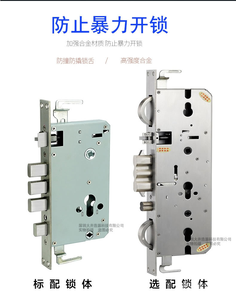 盈悦智能锁 家用防盗智能锁 指纹密码电子锁