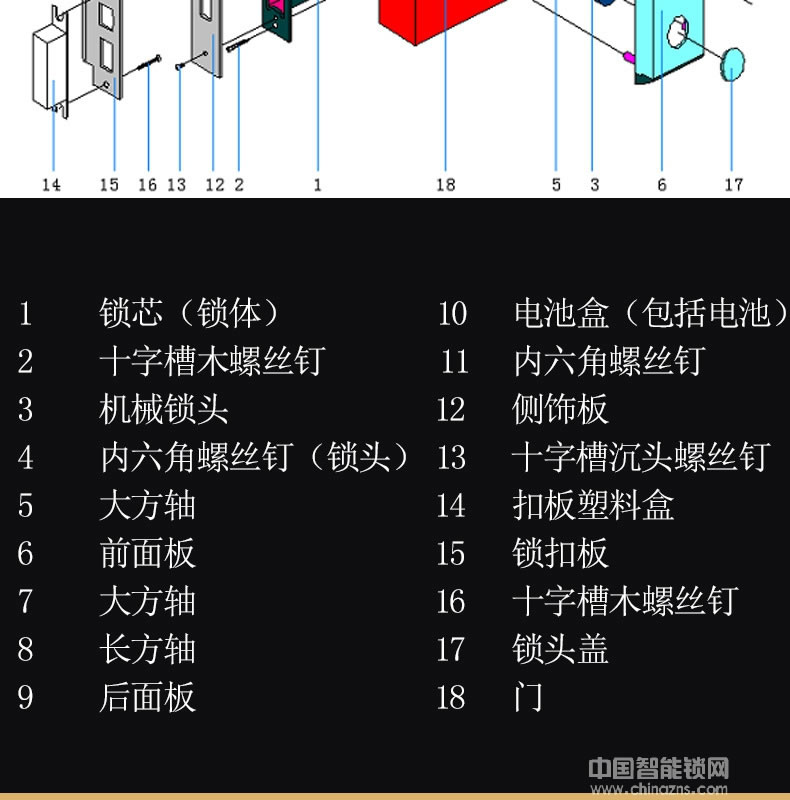 可普智能锁 智能刷卡防盗电子锁 APP远程控制门锁