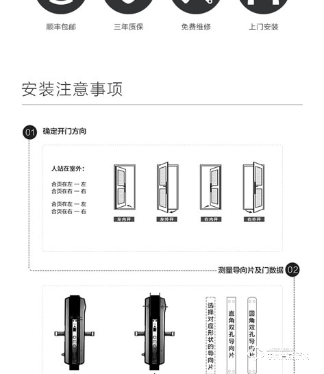 艾瑞斯智能锁 迷你滑盖指纹密码锁 家用防盗门智能锁