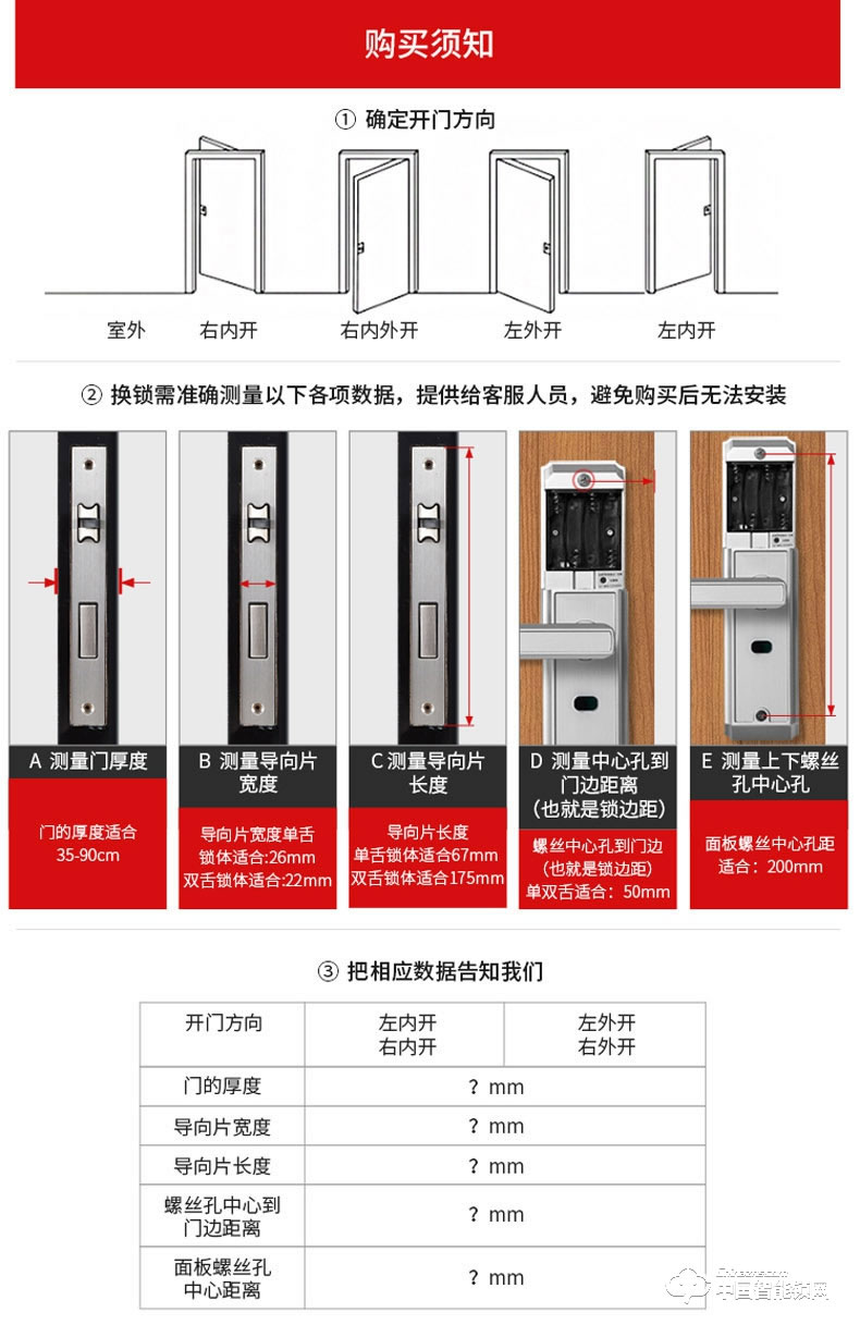 固特智能指纹锁 密码锁家用室内门卧室木门锁