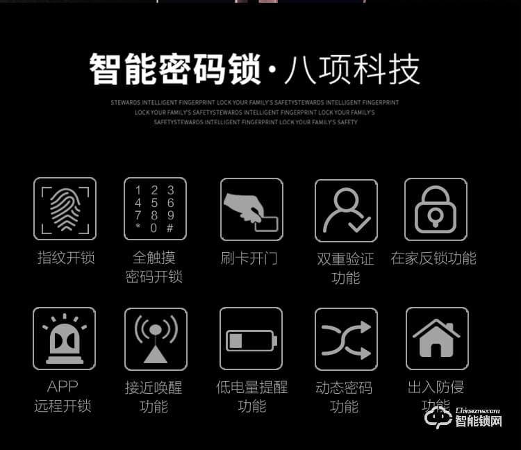 蕙立指纹锁 APP指纹密码锁公寓锁物联锁