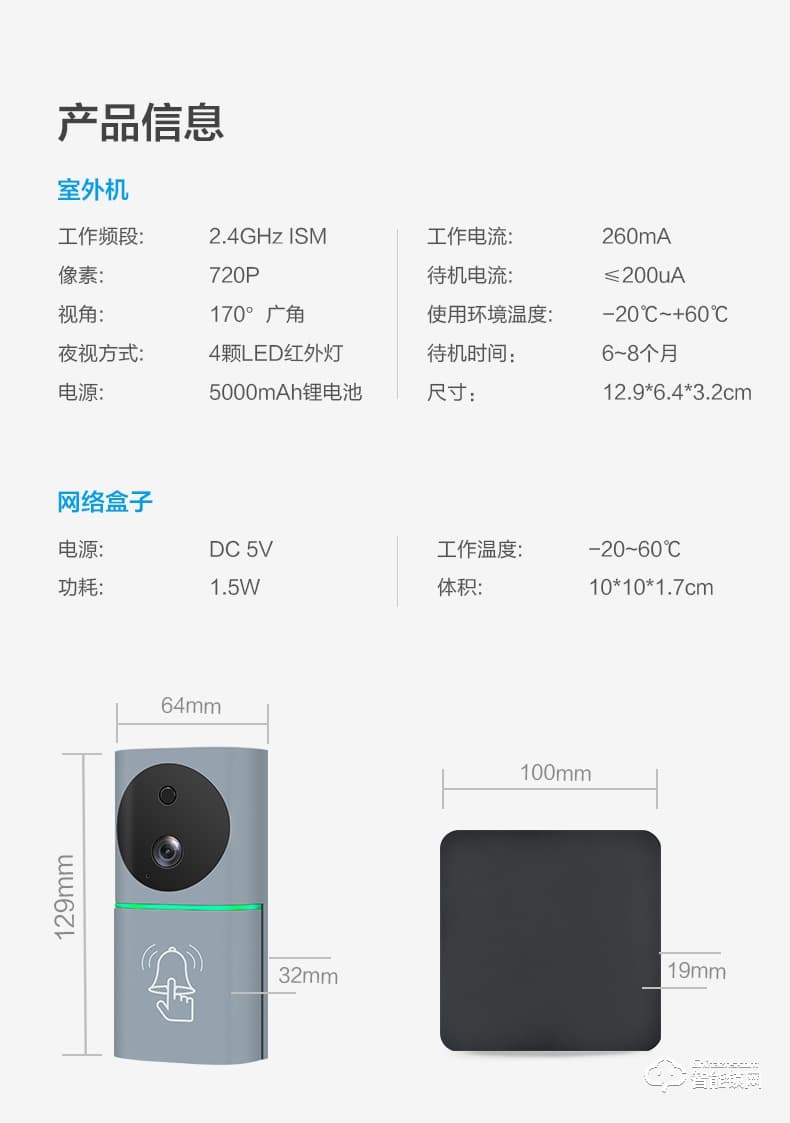 酷丰指纹锁 无线wifi可视对讲门锁