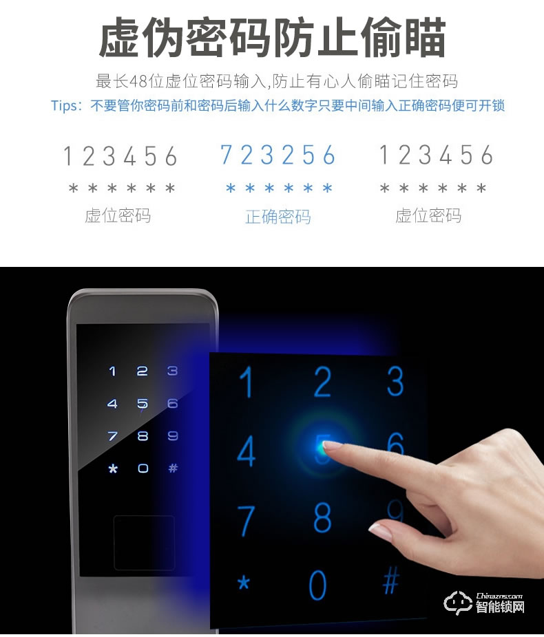 赢冠智能锁 智能刷卡电子门感应锁