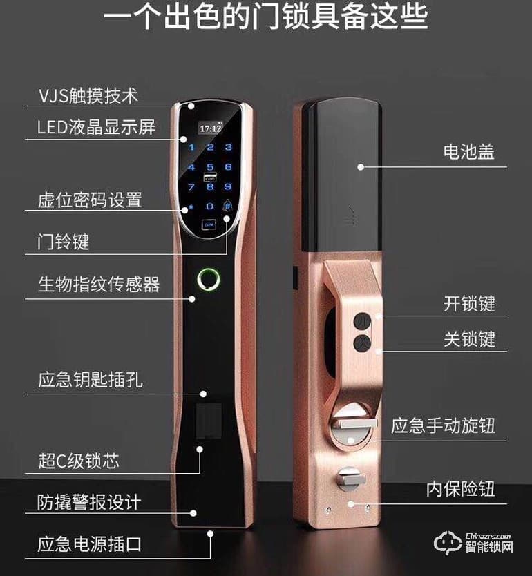 Point Lock智能锁  酒店公寓密码刷卡锁