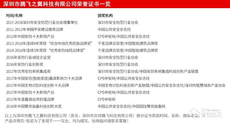 腾飞指纹锁 人脸识别锁家用推拉式智能密码锁