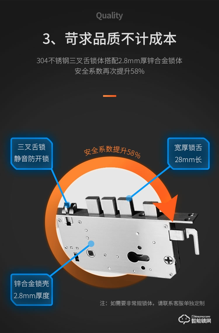 深丽安智能锁 家用防盗门安防智能锁