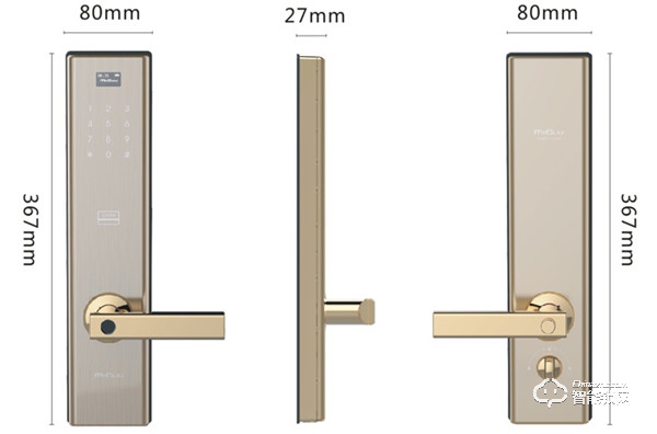 米谷智能锁 M77双曲面柔光美学智能锁