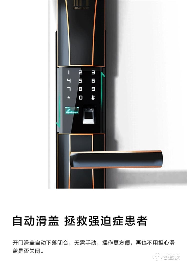 黑玫智能锁 SN-617家用防盗智能锁感应卡锁