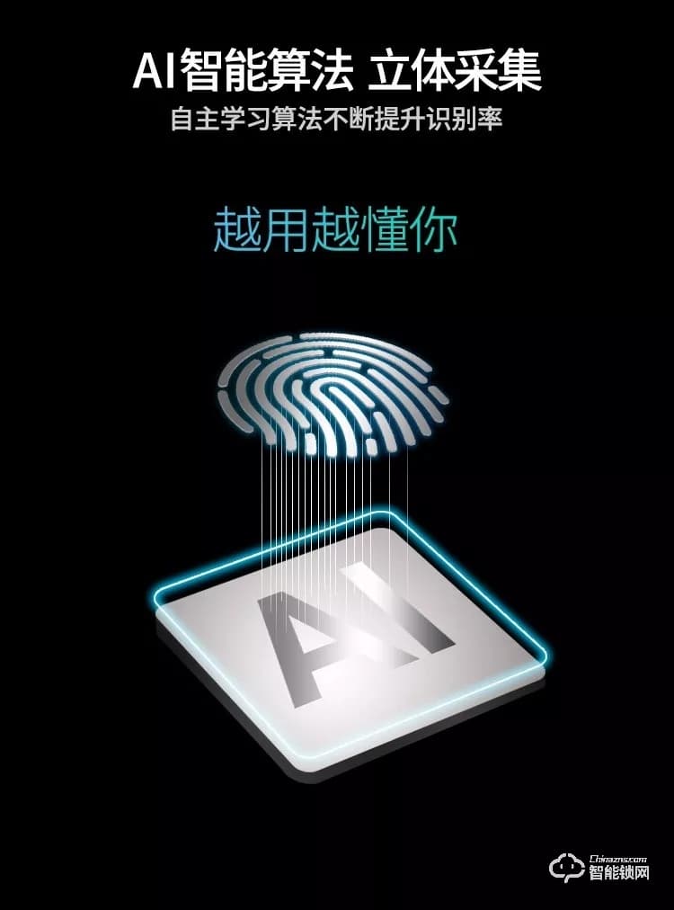 罗曼斯智能锁 A8全自动指纹锁智能锁