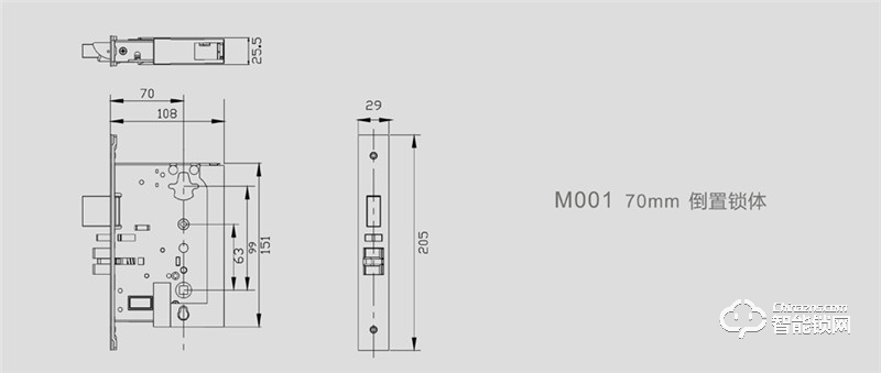 力维智能锁 RF-1620/22酒店出租房专用感应锁