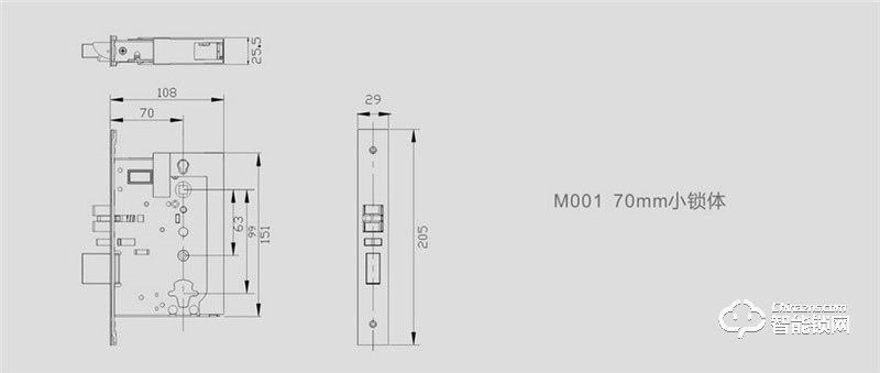 力维智能锁 RF-1028/1感应锁