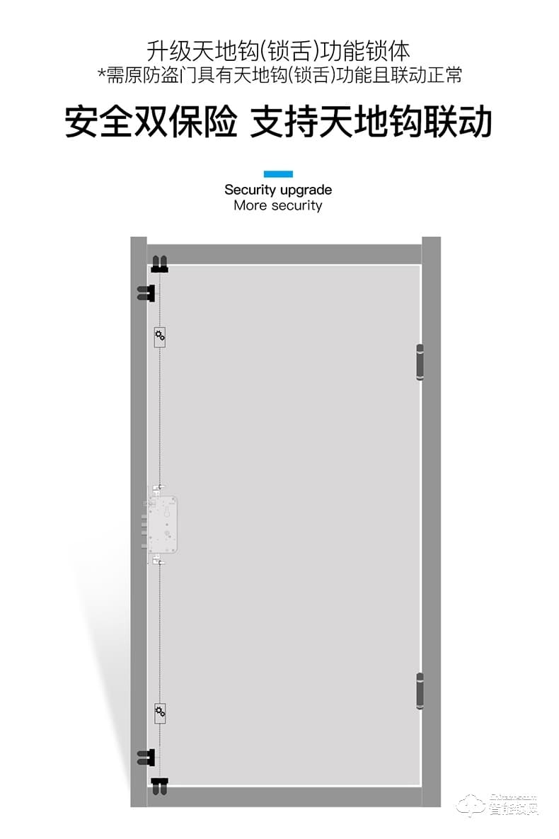 小益智能锁 E206T智能NFC指纹家用防盗门锁