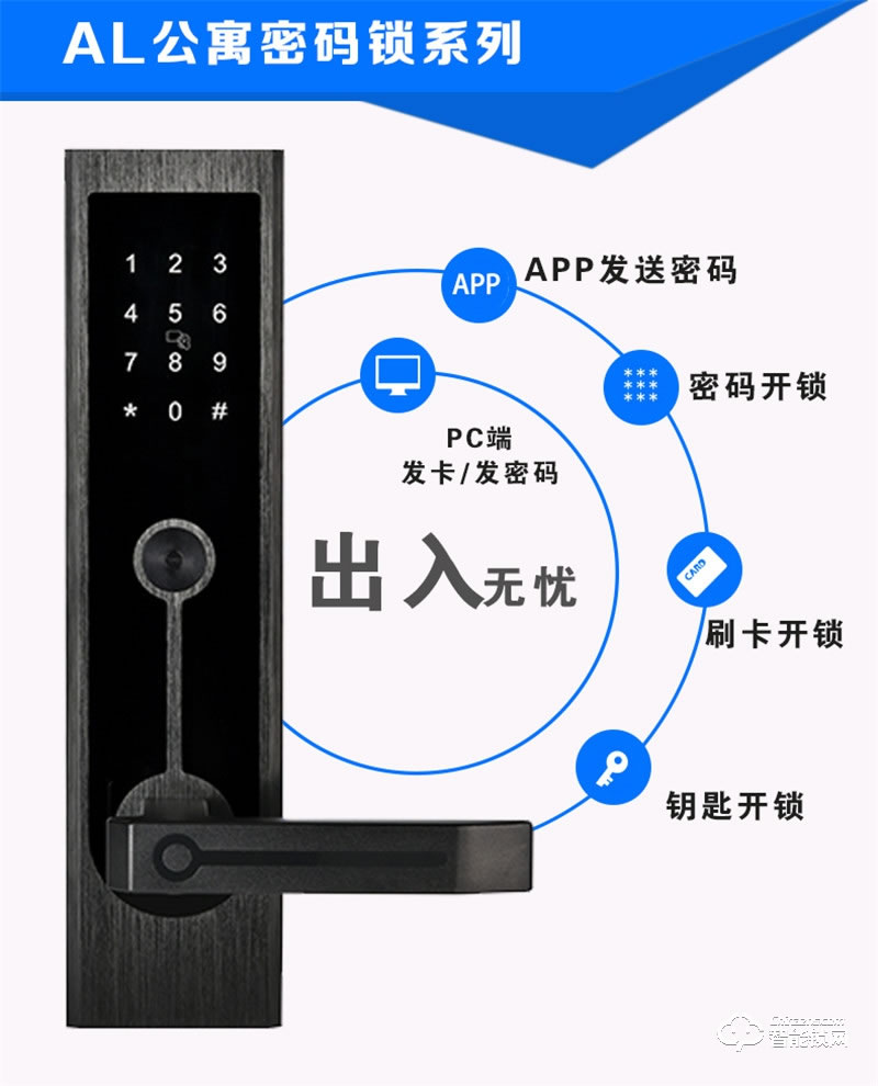 全荣智能锁 AL版公寓密码锁