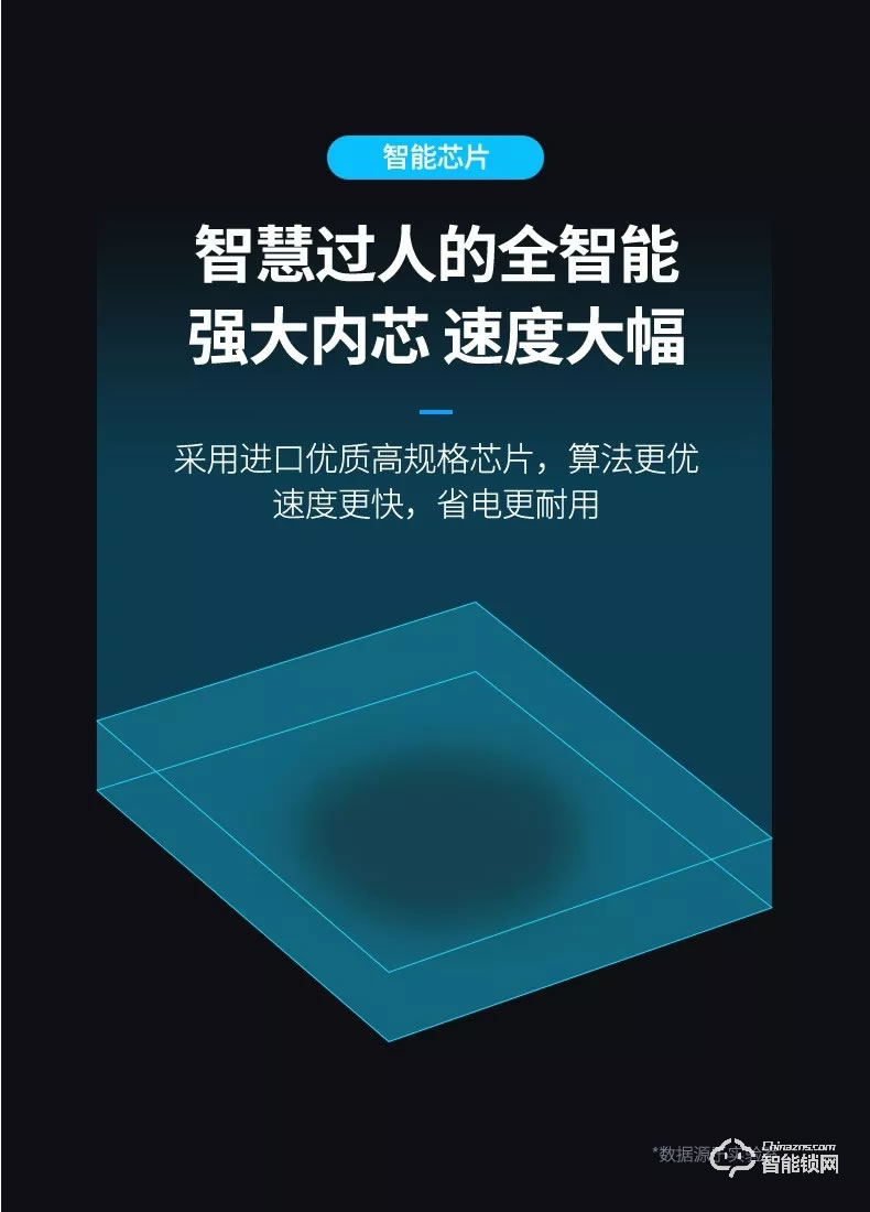 威萨智能锁 VD07 一握即开房间门指纹锁