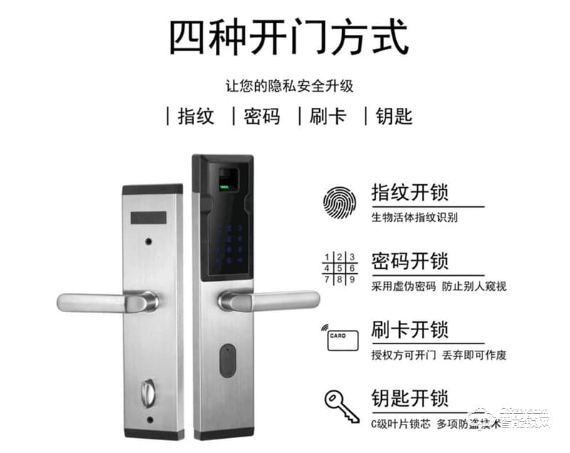 中祥Facedoor智能锁 F17-S1智能指纹密码锁