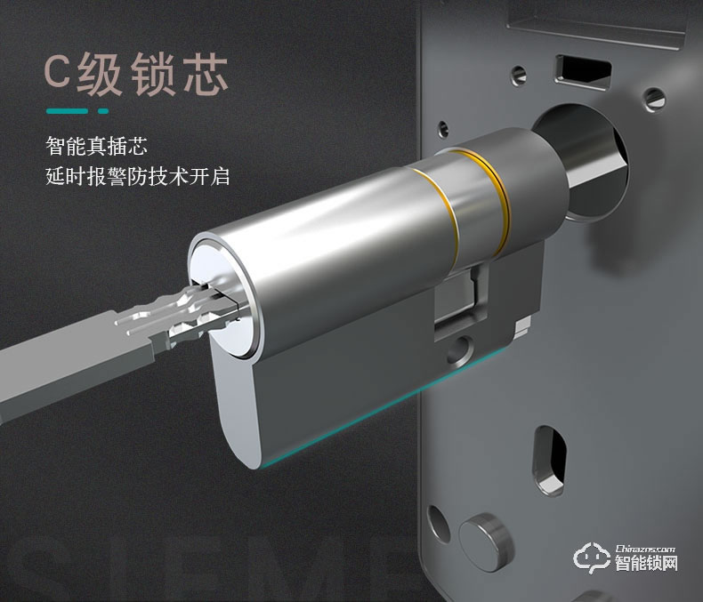 西门子智能锁 C321家用防盗门智能电子锁