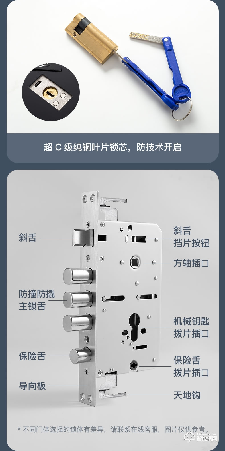 巨久智能锁 8829家用防盗门智能指纹锁