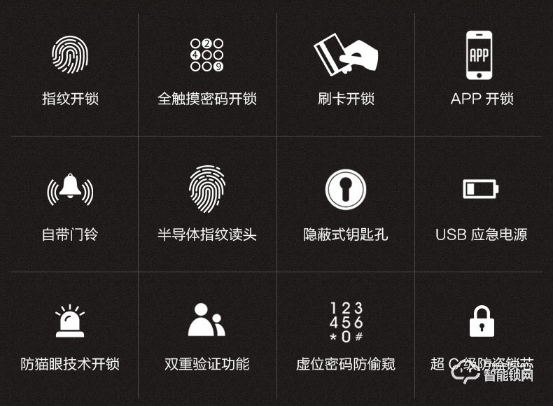 巨久智能锁 zd88全自动指纹锁家用防盗门智能锁