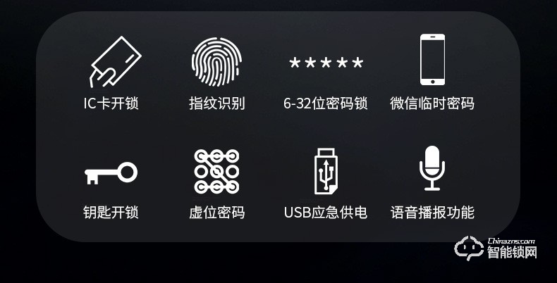 佐凯智能锁 D1断桥铝指纹锁智能密码锁