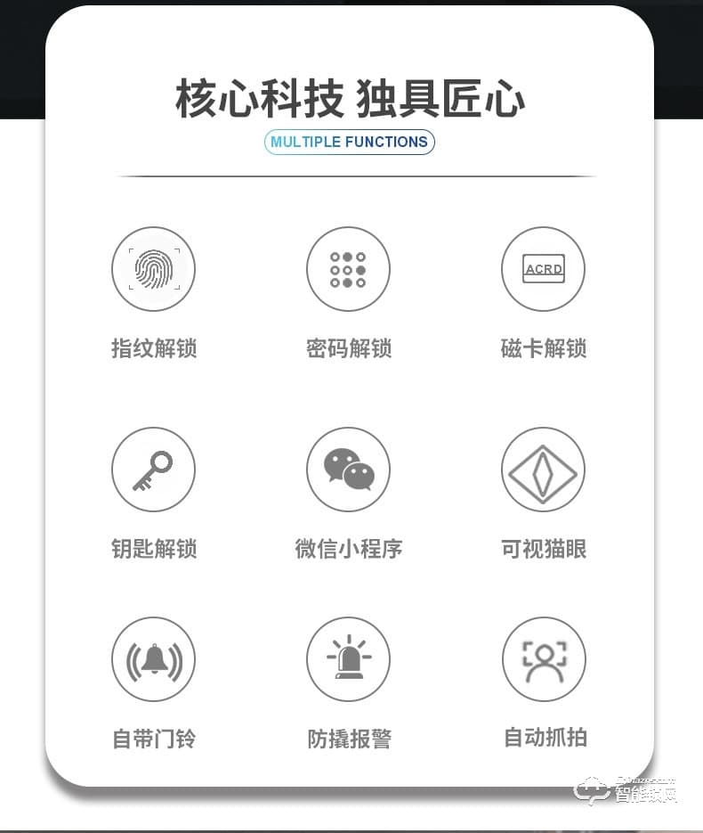 三力智能锁 AU928全自动密码指纹远程智能锁
