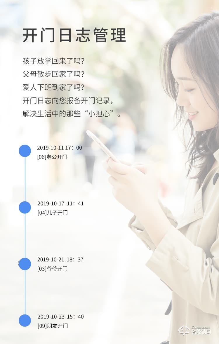 艾栖智能锁 K8家用防盗门密码锁电子锁