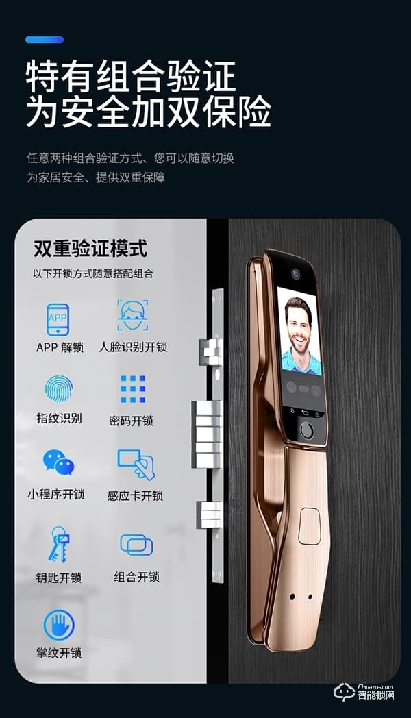 凌振智能锁 凌振人脸识别智能锁