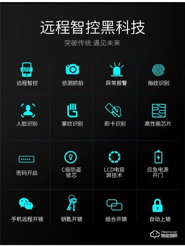 凌振智能锁 凌振全自动人脸识别智能锁