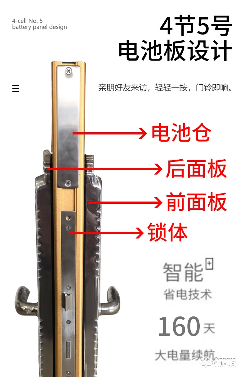 银驰欧式双面断桥铝指纹锁 防水防冻