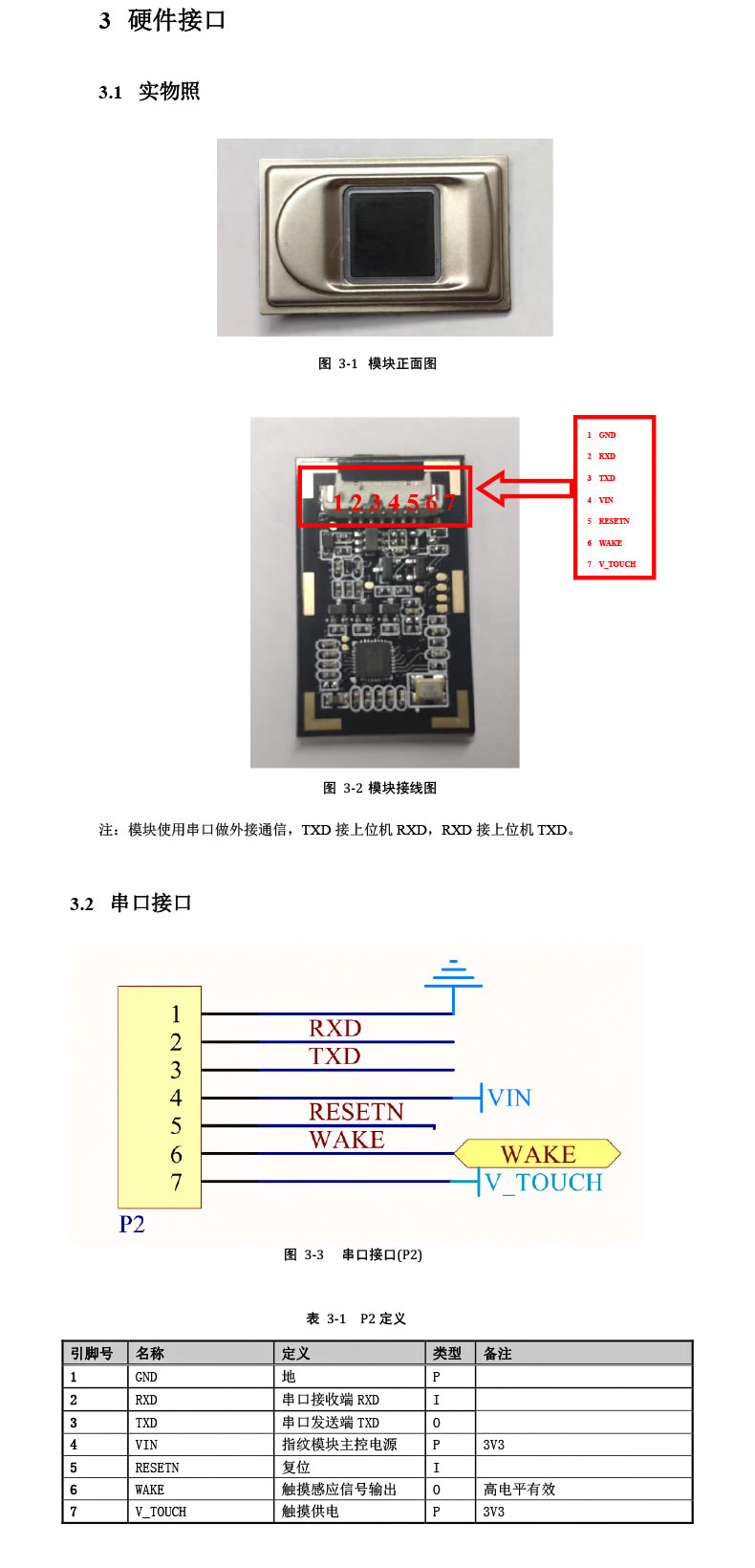 东为 嵌入式指纹识别模块DW264K