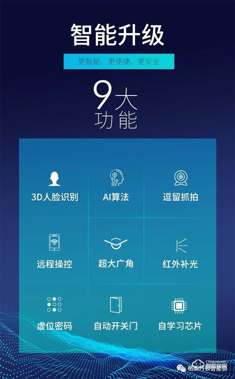 格斯丹顿智能锁F7Pro 3D人脸视频智能锁