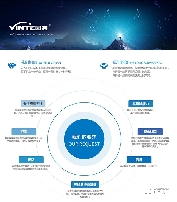 因特智能锁加盟支持 因特智能锁加盟流程