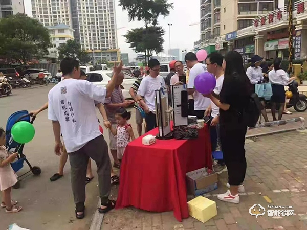 麟盾智能锁走进广西豪港华庭社区，体验式营销获关注