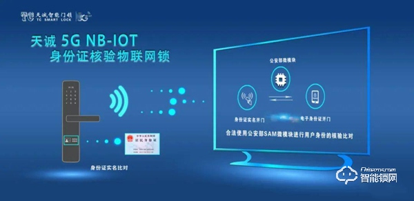 天诚5G NB-IOT智能门锁助力公安维护网约短租市场