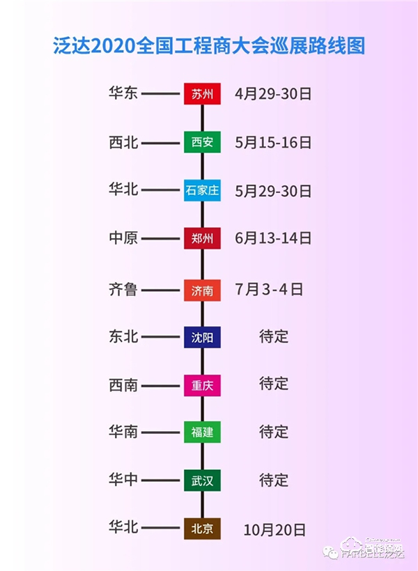 热烈祝贺泛达2020全国工程商大会巡展（郑州站）圆满成功