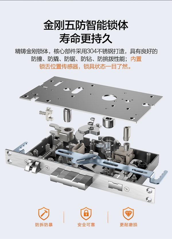 海尔智能门锁E68：智慧互联 易握易开