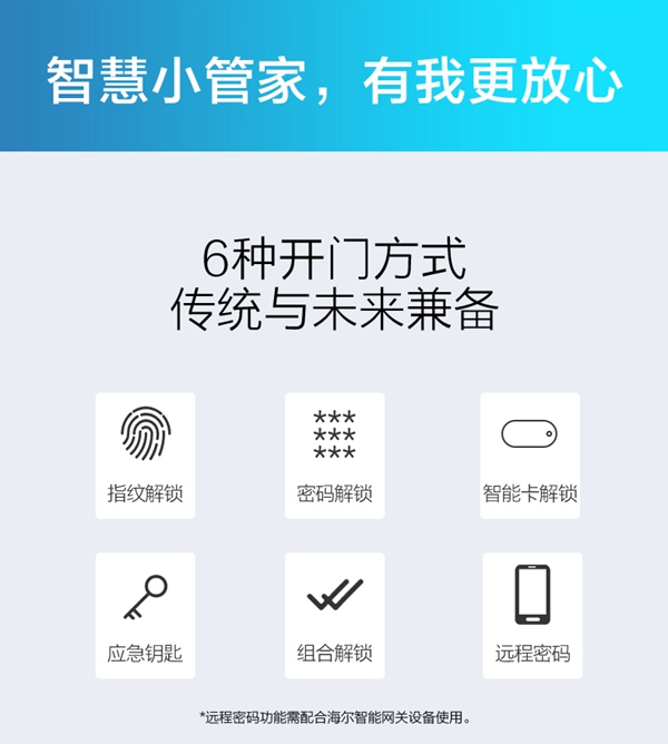海尔智能门锁：为稳定耐用而生