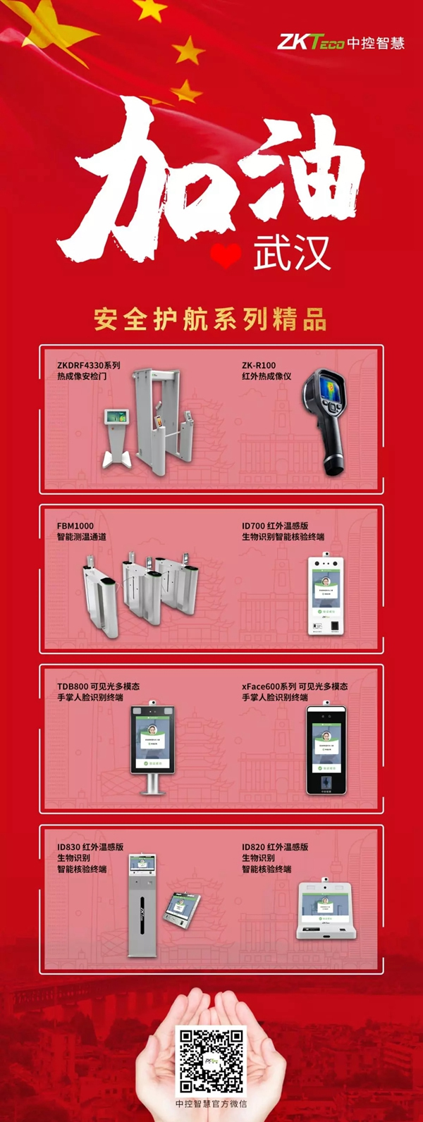 中控智慧战疫期间为您护航上班路 