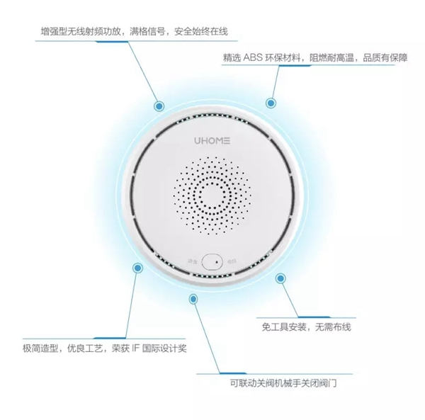 海尔智慧家居燃气传感器与你一起构筑家庭安全网！