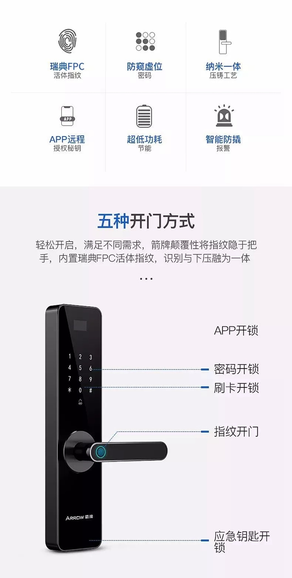 箭牌智能锁新品发布——星驰，你的极致追求