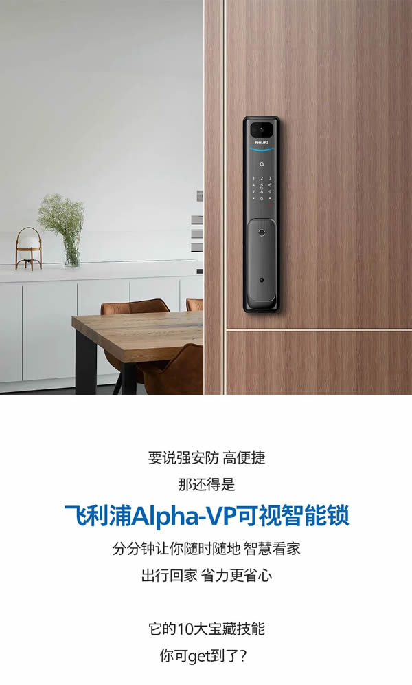 1分钟，教你如何把飞利浦Alpha-VP视频锁玩明白