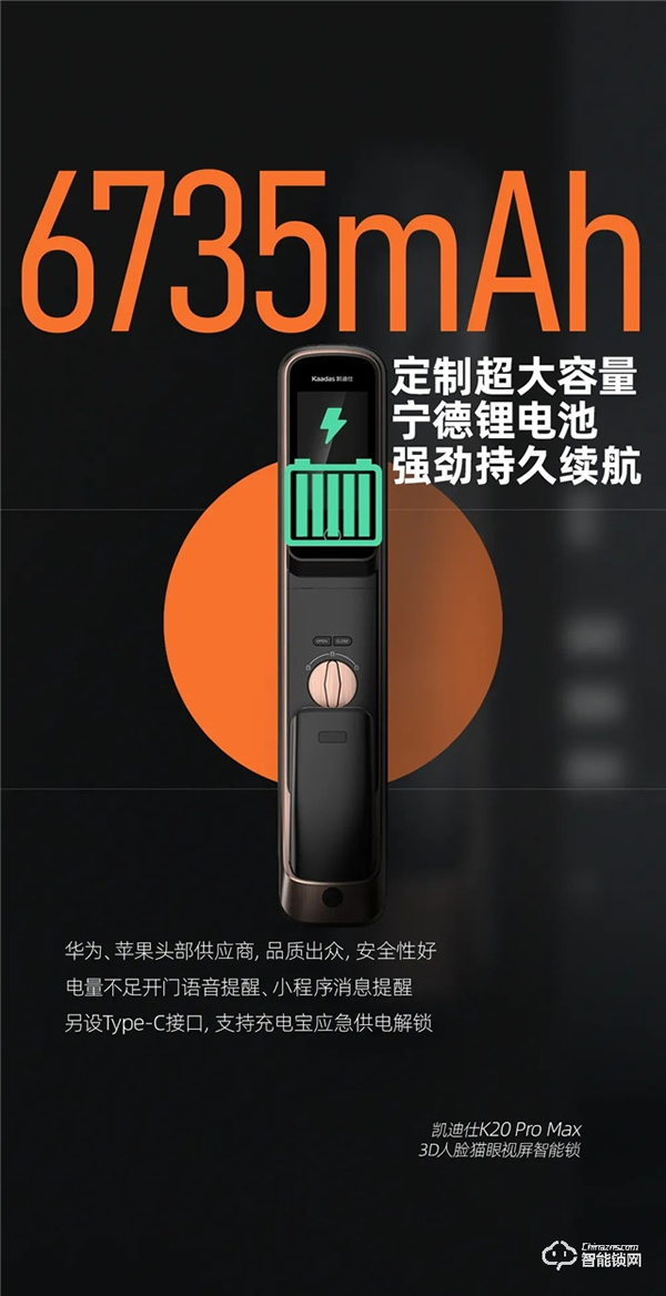 旗舰新品全球首发 | 凯迪仕K20 Pro Max 3D人脸猫眼视屏智能锁，解锁满级守护力！